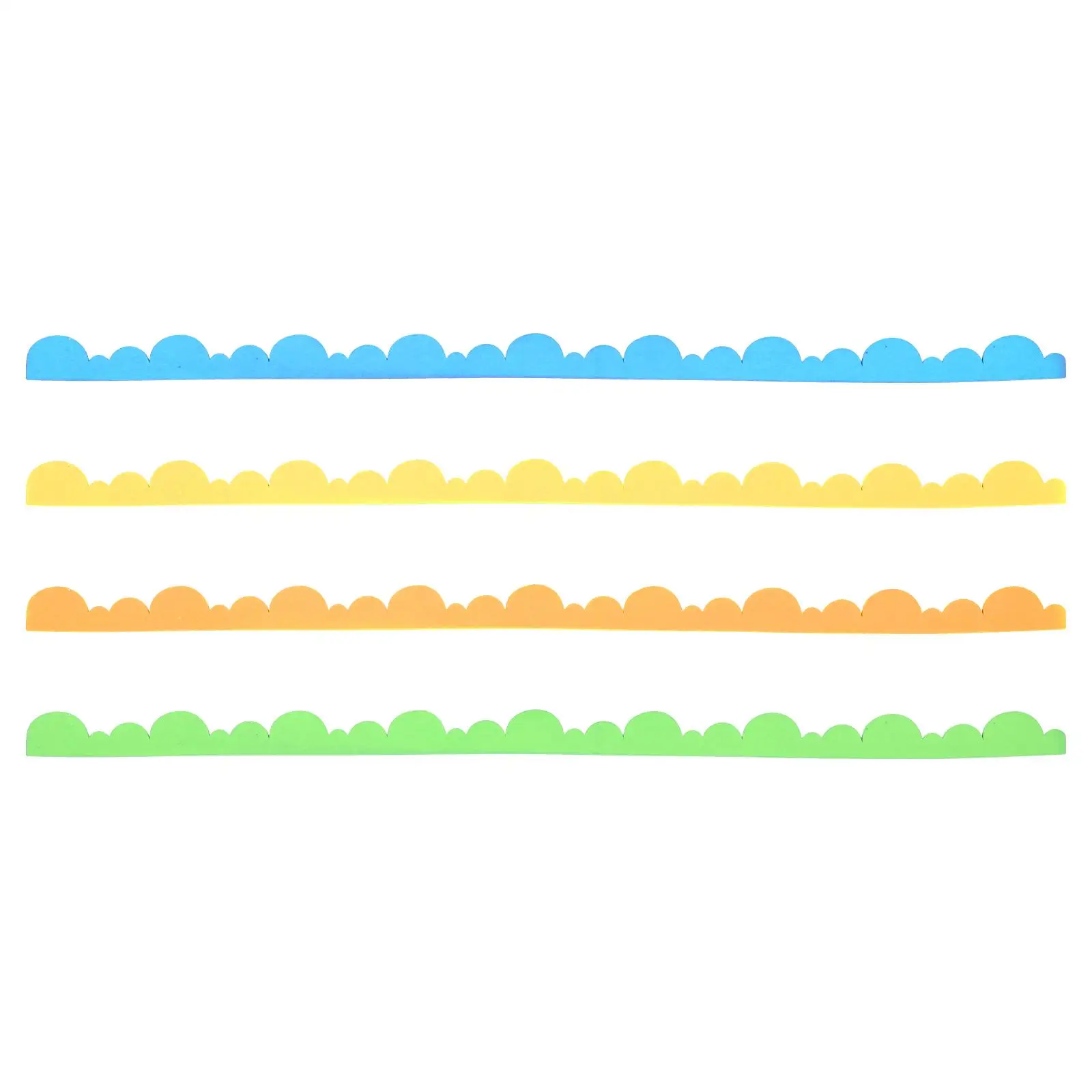 

Foam Bulletin Board Borders Blackboard Decor Scalloped Classroom Trim DIY Christmas Decoration Teaching Tools