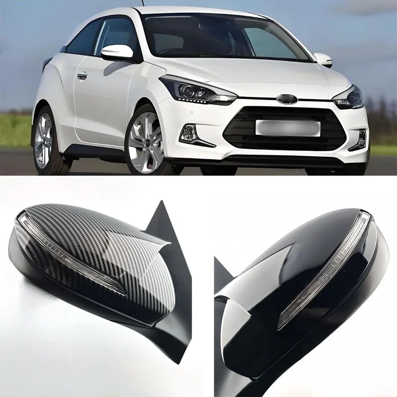 

Для Hyundai i20 MK2 GB IB 2014-2020: накладка на боковое зеркало заднего вида, наклейка на крышку зеркала, внешняя накладка на корпус зеркала заднего вида, декоративная наклейка на дверь.