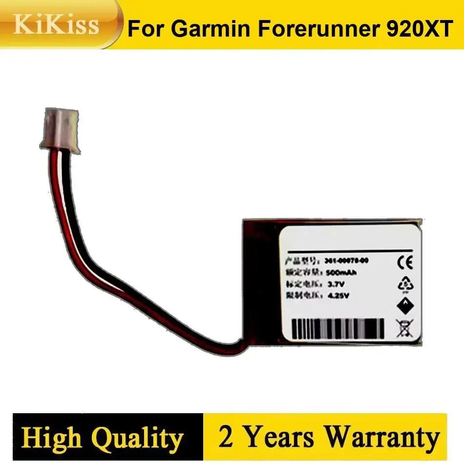 

500 мАч 361-00078-00 Аккумулятор для умных часов Garmin Forerunner 920XT, портативные аккумуляторы, гарантия + трек-код