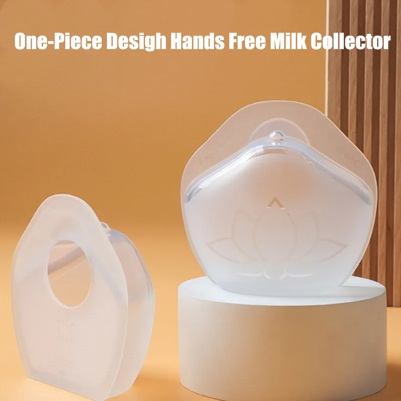 

1pc New 70mL Large Capacity Baby Breastfeeding Milk Collector Safe Silicone Wearable Milk Saver Reusable Leak-proof Nursing Cup