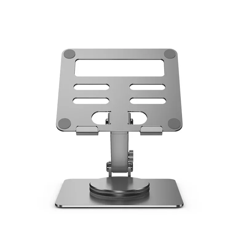 Adjustable Aluminum Alloy Tablet and Phone Stand Foldable, Rotatable, and Ergonomic Support for iPad and Mobile Devices