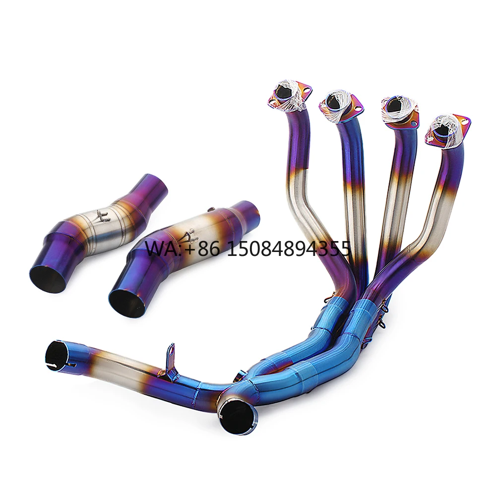 2010-2024 Titanium Alloy Full Exhaust System Elbow for Z1000 Modified Motorcycle New Condition Slip on 51 MM