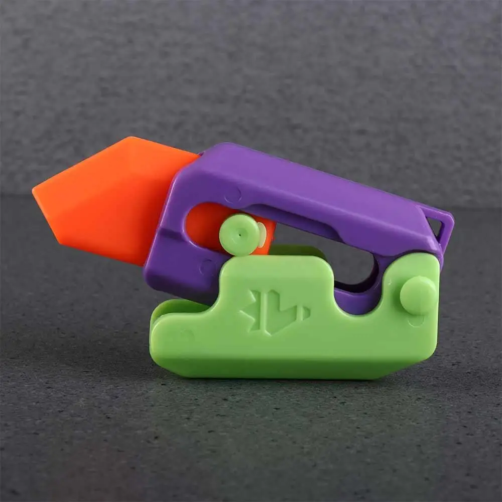 Carota 3D Gravity Carota Gravity Push Card Gravity Carota Fidgets Mini Modello Fidgets Stampa 3D Gravity Carota Halloween