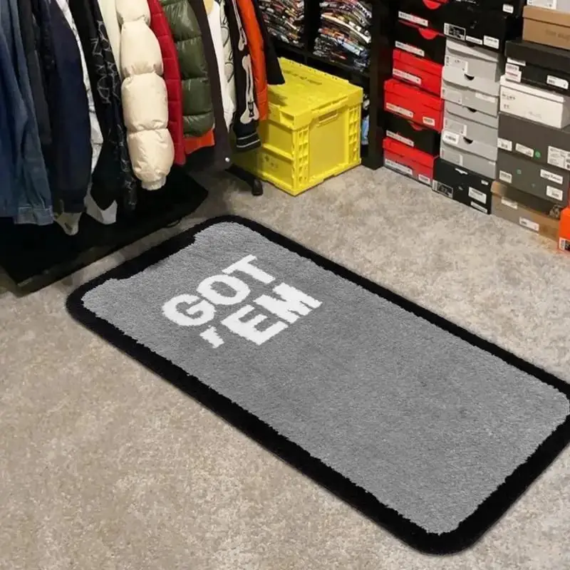 Fashion Rug Bedroom Cloakroom Creative Mobile Phone Screen Carpet Bedside Thickened Shaggy Floor Mat Trend Home Decor