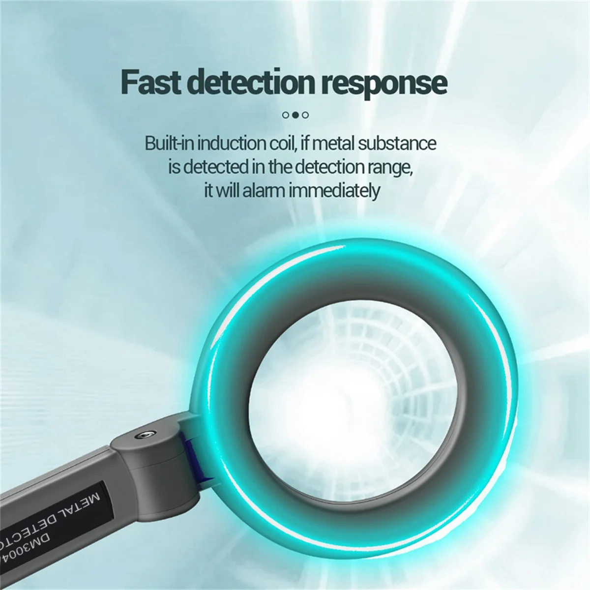 New Metal Detector DM3004A Handheld Alarm High Sensitivity Metal Scanner Security Checker Pinpointer Search Coil