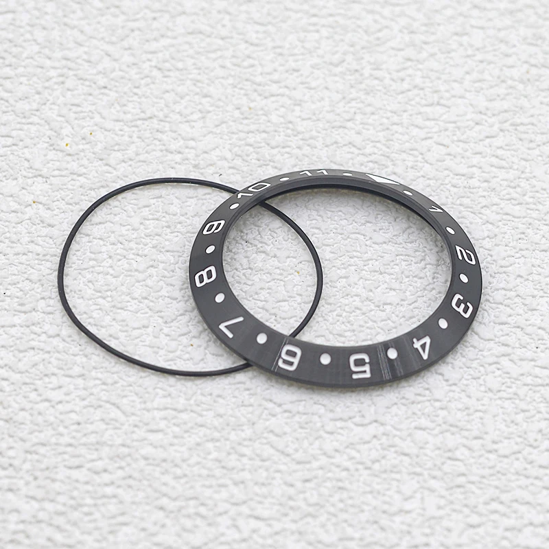 41mm Watch Bezel SKX007 Rotating Bezel Fits NH34 NH35 Movement SKX007 SKX009 SRPD Diving Case Men Diving Watch Repair Bezel