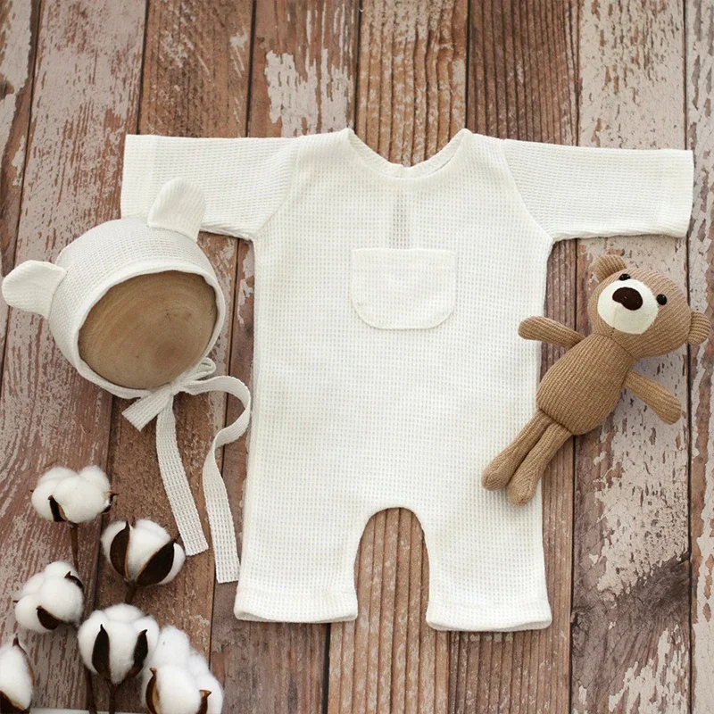 Babyfoto teddybeer cartoon kledingset pasgeboren baby postpartum foto's kleding studio benodigdheden rekwisieten disfraces bebe niña