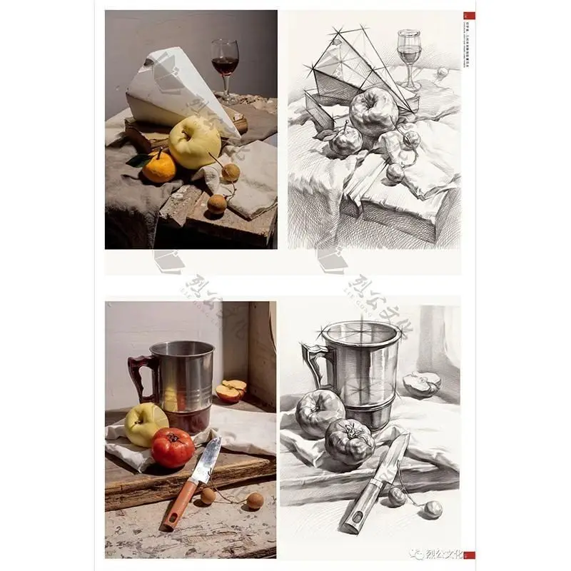 Spot beginner sketch Still Life Super System 2020 Liegong Culture Li Weili Gold Medal Teaching Plan Basic Sketch