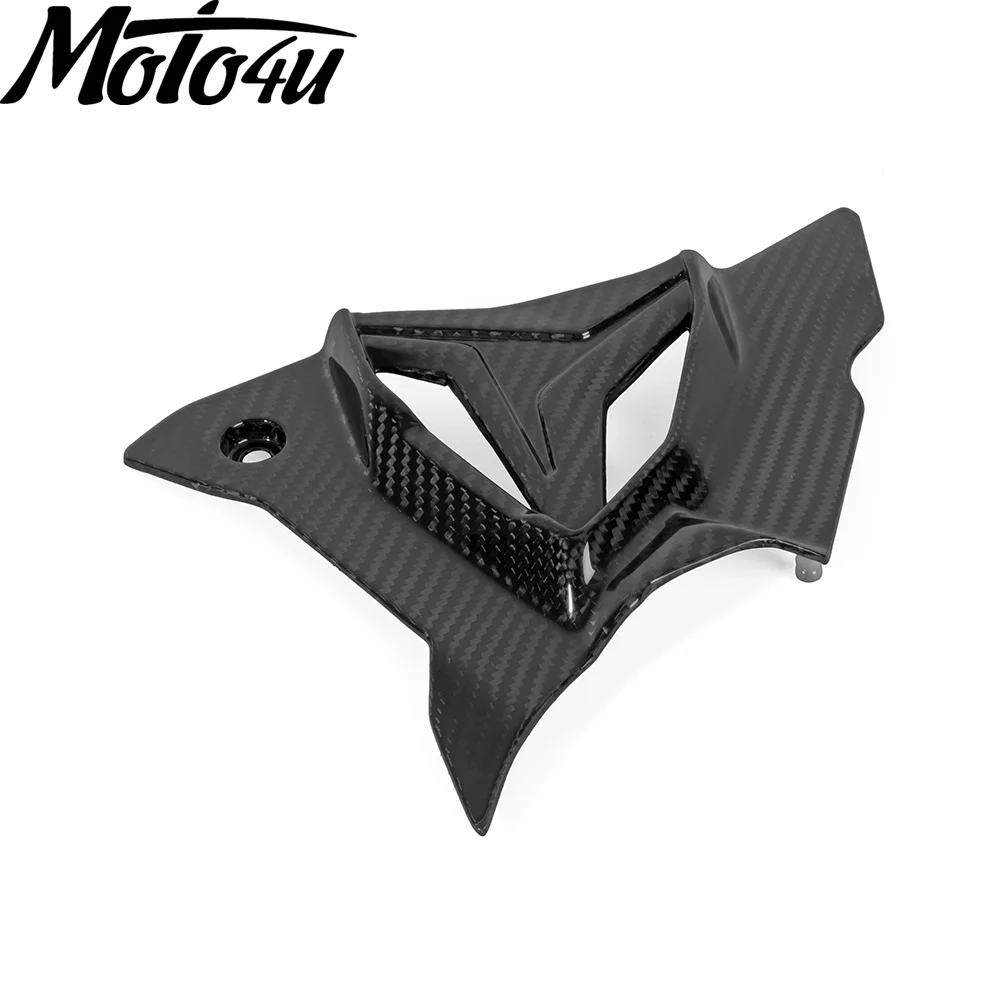 

MOTO4U Real Carbon Fiber Side Sprocket Chain Case Cover Fairing Cowling For BMW S1000R 2022 2023