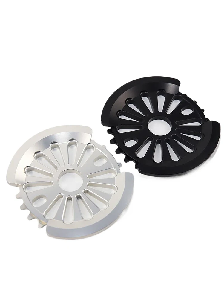 AliExpress M Driven bmx prts Bmx Guard Sprocket BMX Bicycle AL7075 Sprocket 1/2”x 1/8" 25T black silver