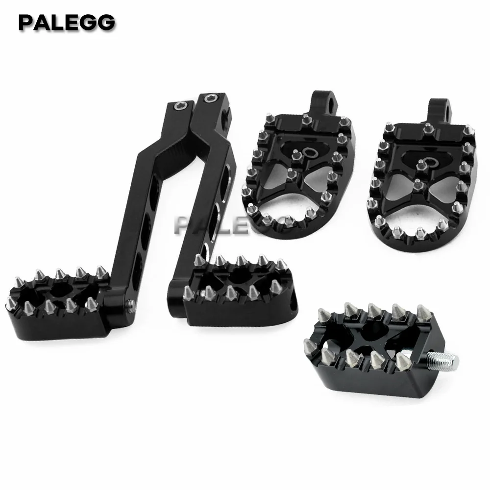 

Motorcycle MX Foot Pegs Shift Lever Heel Toe Shifter Peg Footrest for Harley Touring Road King Street Glide Softail Fatboy FL