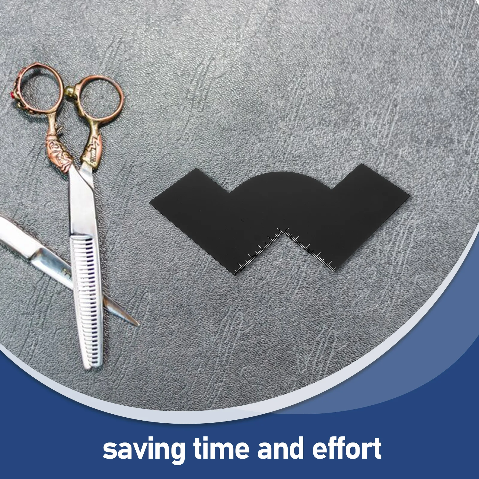 بطاقة تعزيز، مؤشرات قياس بطاقة تشكيل خط الشعر البلاستيكية، أداة رش ملونة قابلة لإعادة الاستخدام، مصفف شعر الحلاق