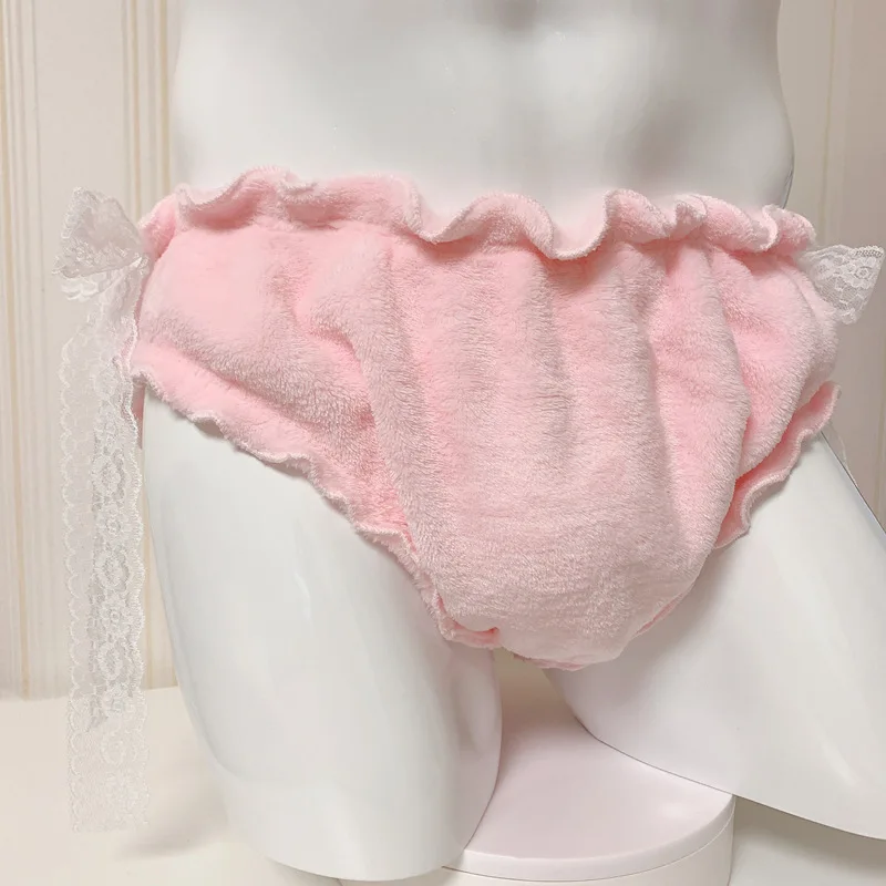 

Мужские пышные розовые сенсорные теплые толстые мягкие кружевные Loli Easy Clean Light Weight Live Show Dance Сексуальные брюки Трусики Трусики Частная вечеринка