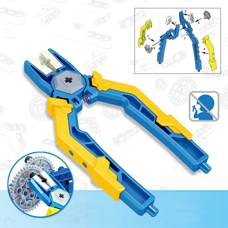 Toys Dismantled Device Building Blocks Technical Series Accessories Pliers Tongs Tool Bricks Parts Toys Children Kids