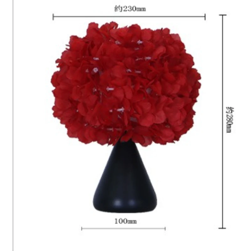 Simulation Blume Tischlampe Romantische Schlafzimmer Ornament Lampe Valentinstag Geschenk Hochzeit Dekoration
