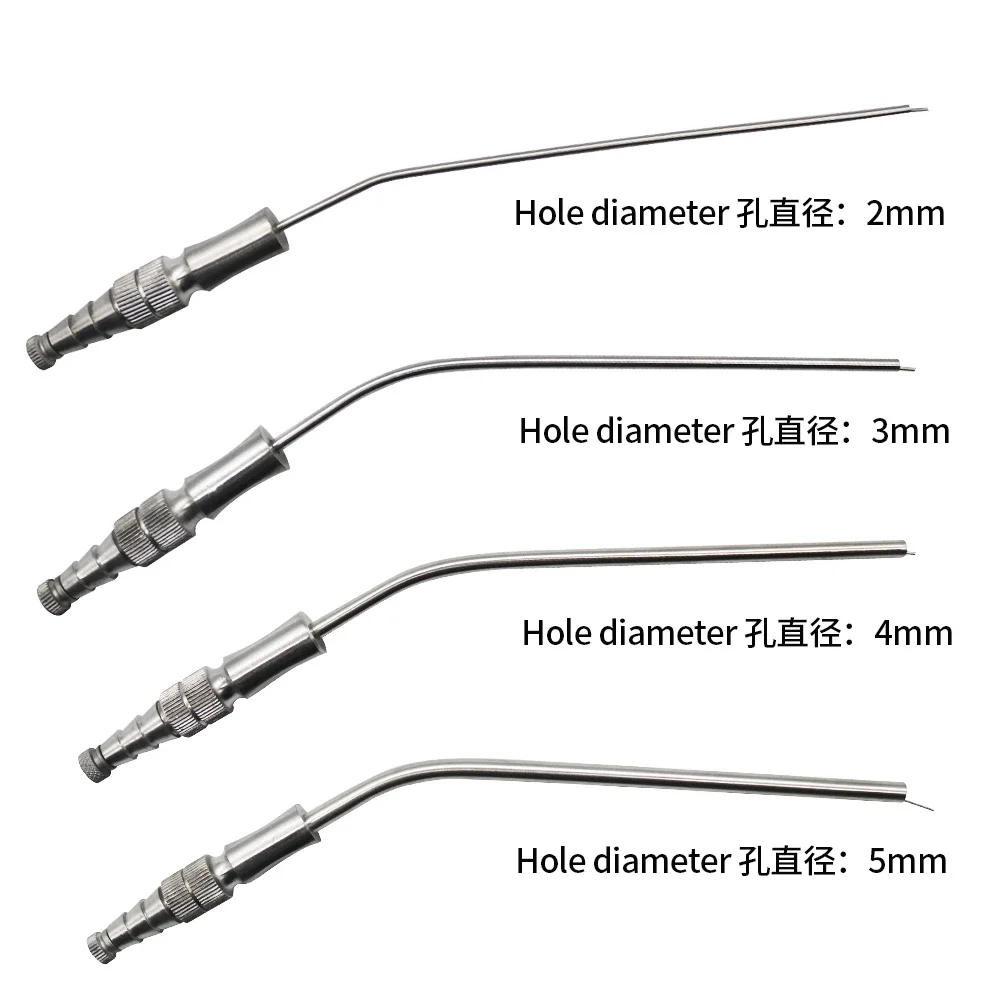 Multiple Specifications Dentistry Stainless Steel Weak Straw Implants Sucker Pipettes Dental Surgery Tools Oral Cavity