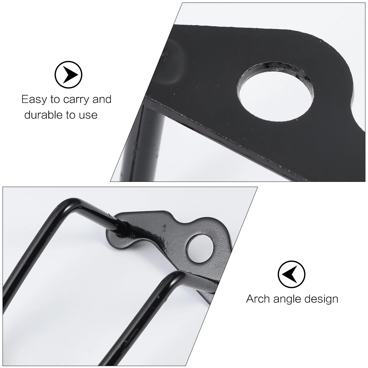 

Iron Chain Protector for Mountain Bike Transmission Hanger Black Child Durable Anti Fixed Hole Easy Installation