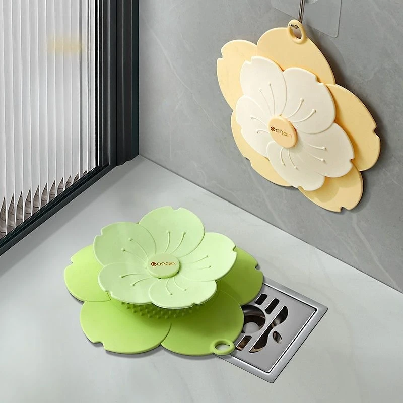 

Слив для пола в форме цветка, устойчивый к запаху, силиконовый уплотнительный чехол для унитаза с защитой от запаха, уплотнение от насекомых в ванной, канализационный фильтр, аксессуары для ванной комнаты