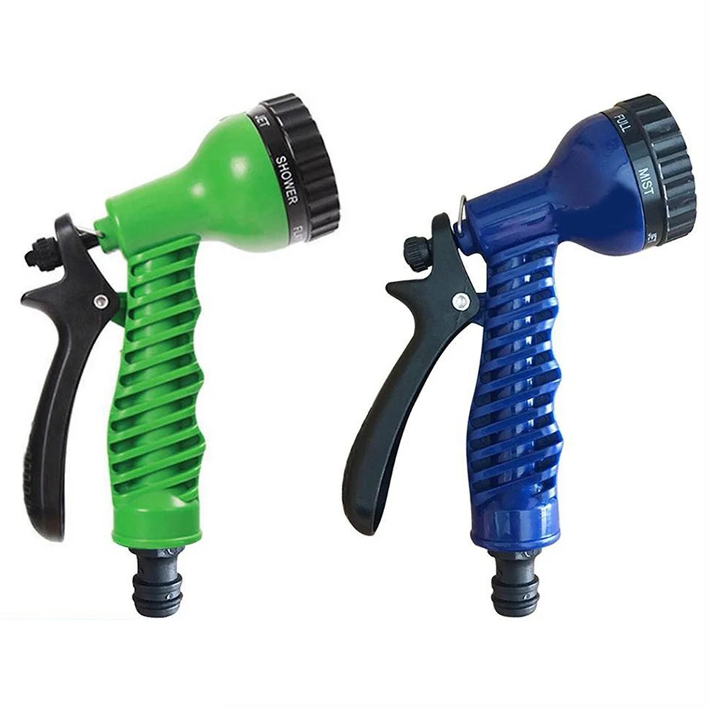 7 Pattern High Pressure Garden Hose Spray Nozzle Plastic Watering Wand Attachment For Car Cleaning And Gardening Irrigation Tool