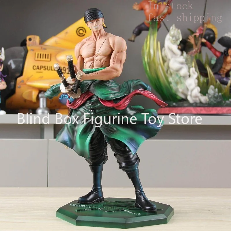 One Piece Roronoa Zoro × Jinshan Studio Two Years Later Sword Draw PVC Figure Collectible Model Toy