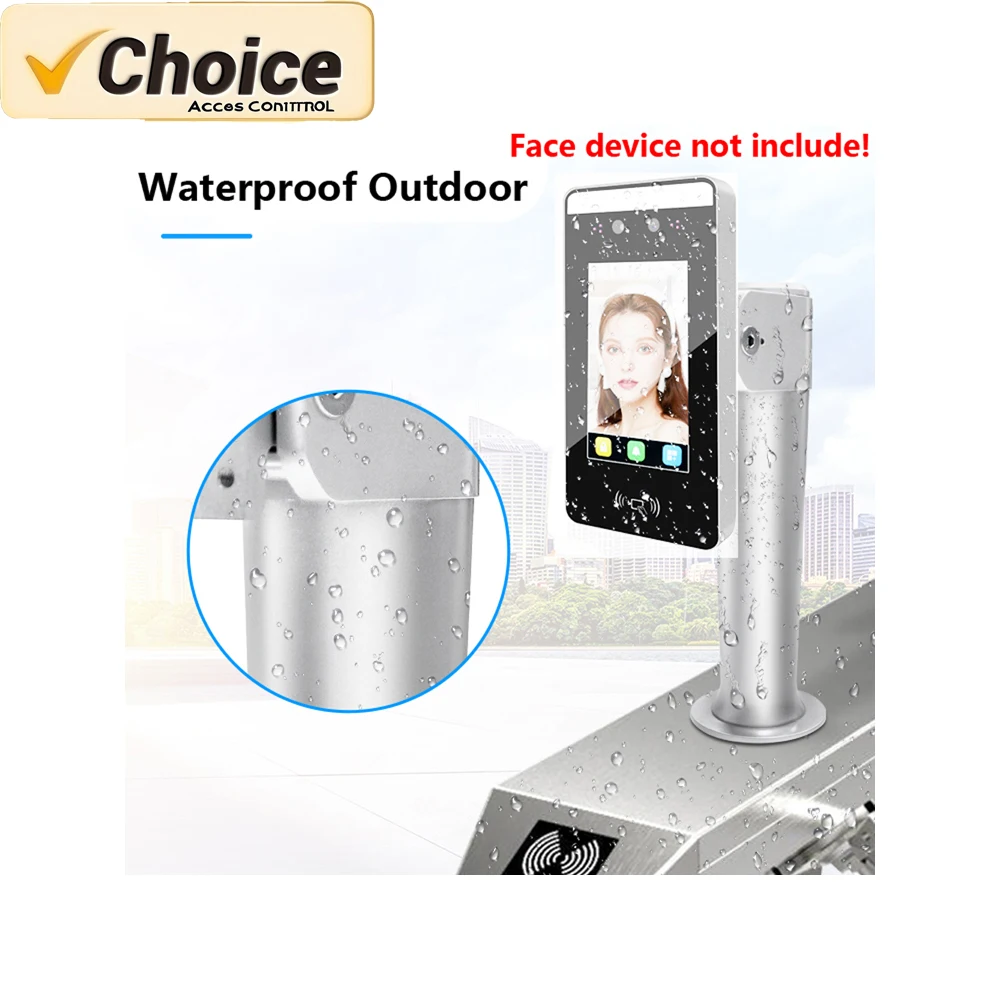 

Aluminum Turnstile Bracket for Face Recognition Access Control System, Adjustable Stand Holder for Facial Recognition Machine