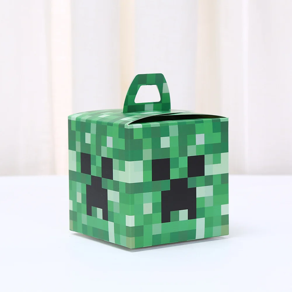 12pcs Minecraft storage bag storage box new gift packaging box cake box dessert packaging box Gift view 4