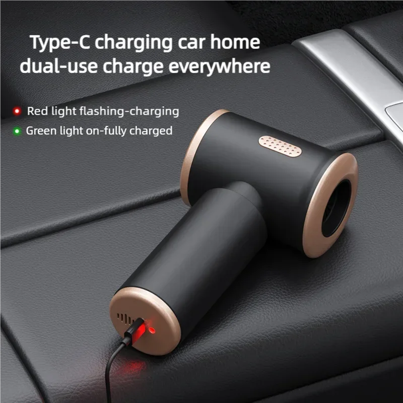 Xiaomi Youpin Car Vacuum Cleaner Strong Suction Cleaning Mini Machine Wireless Portable Handheld Blower Machine Home Appliances