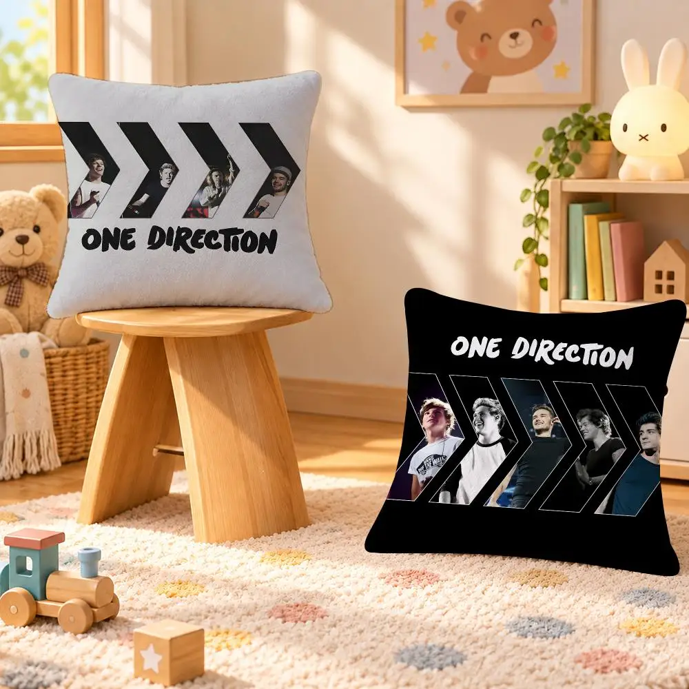 Band One Direction Pop Group Music Cushion Cover Personalized Decorative Living Room Home Sofa Bedroom Office Car Decor
