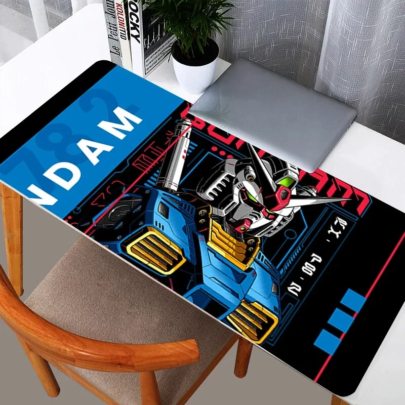 Großes Mauspad für Gamer, Computer, Schreibtischunterlage, moderne Tischtastatur, Laptop-Teppich, mechanischer Krieger RX-78-2 Gundam Gaming-Mauspad