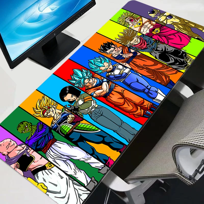 Large Mouse Pad Dragon Ball DBZ pc speed For e-sports players 800x300 Laptop Computer Keyboard  desk Mat xxl mousepad Mouse Pads