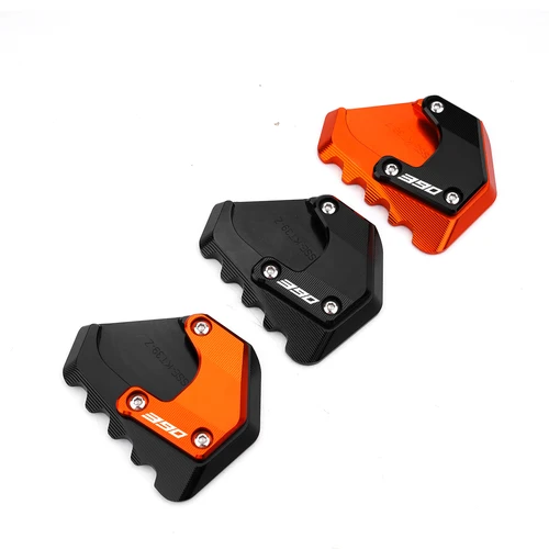 Imagen 2 del producto Para KTM 390 ADVENTURE 390 ADV 390ADVENTURE 2020-2024 2025 2026 CNC soporte de motocicleta soporte lateral extensión Pad placa ampliadora