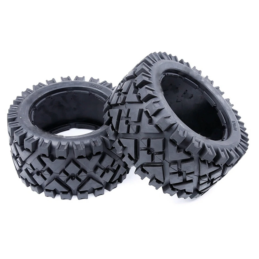 

M15KRc Car All Terrain Rear Tires Skin Without Inner Foam for 1: 5 Scale HPI RACING Baja 5B 5T 5SC LOSI TDBX Spare Parts
