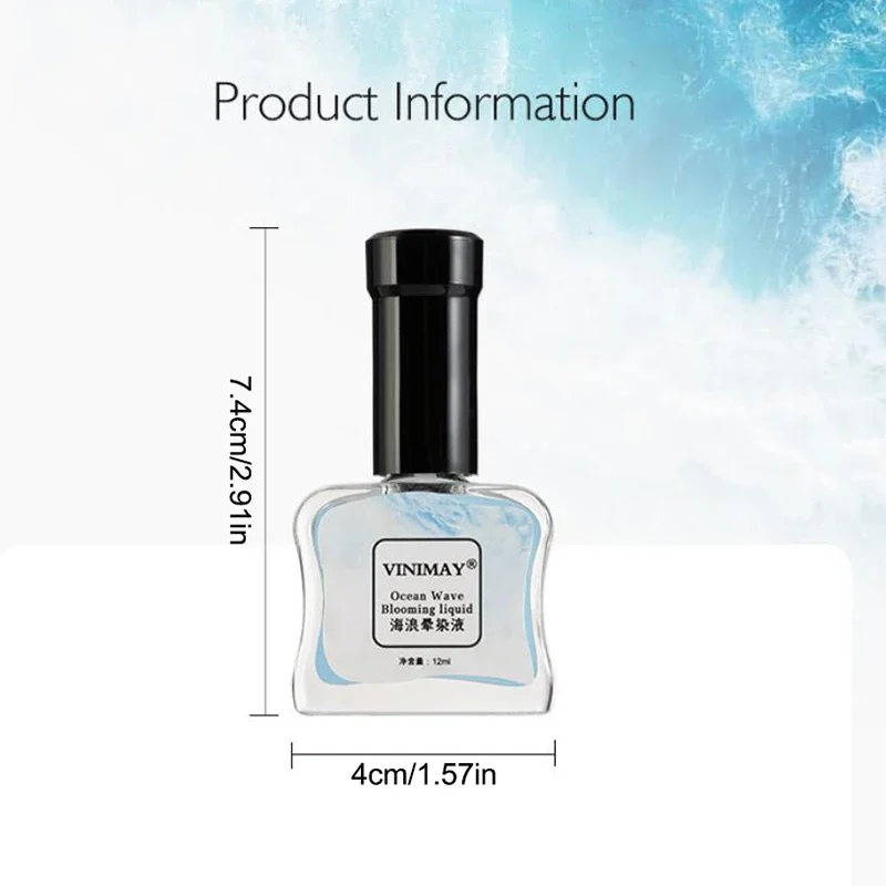 Onda Gel per unghie Sbavature veloci Speciale Halo Dye Nail Art Foro per bolle Colore gel per onda di marmo Nail Art per salone di bellezza