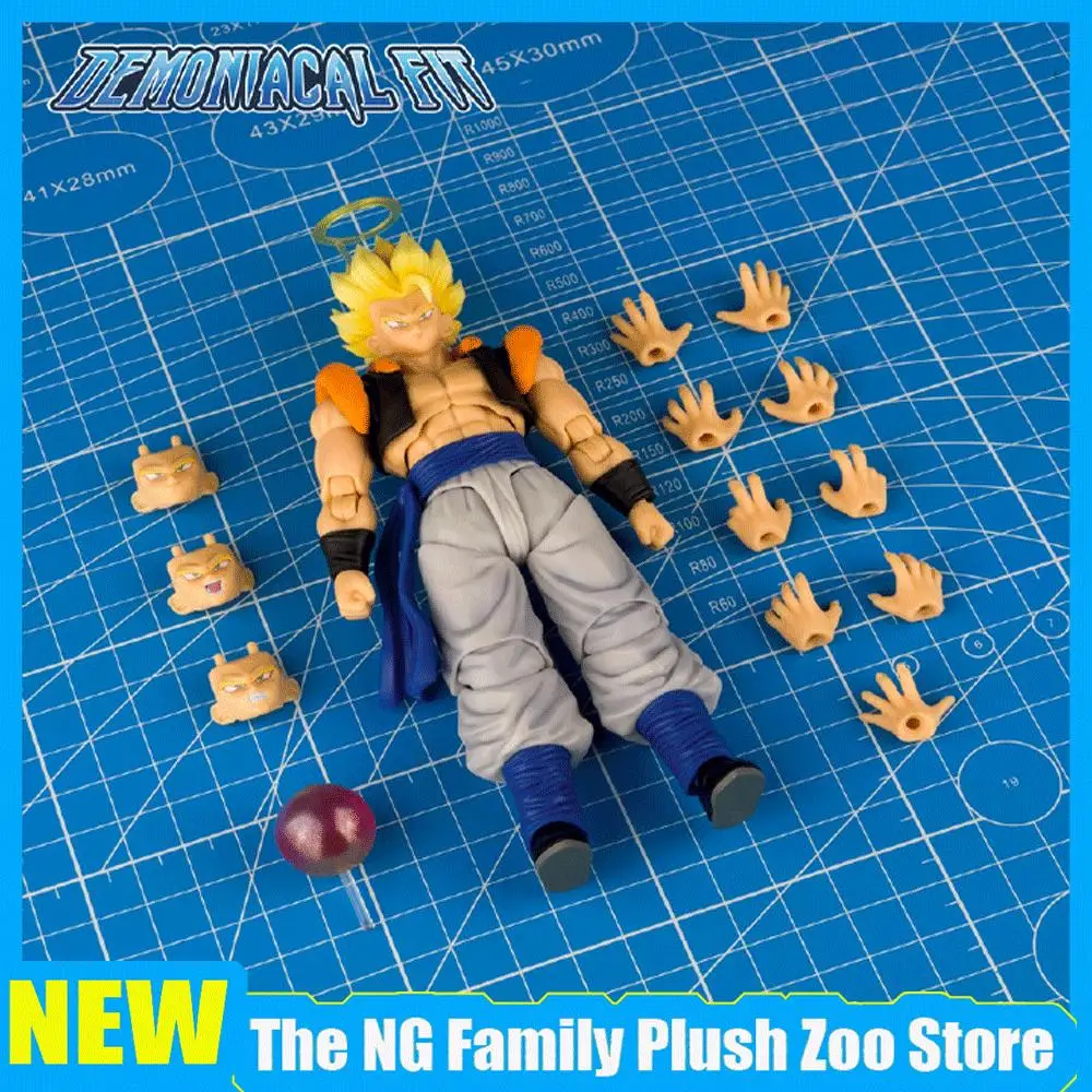 

Demoniacal Fit Dragon Ball Z SHF Gogeta Super Saiyan Blue SHF Gogeta Action Figures Anime Collectible Model Toy Birthday Gift