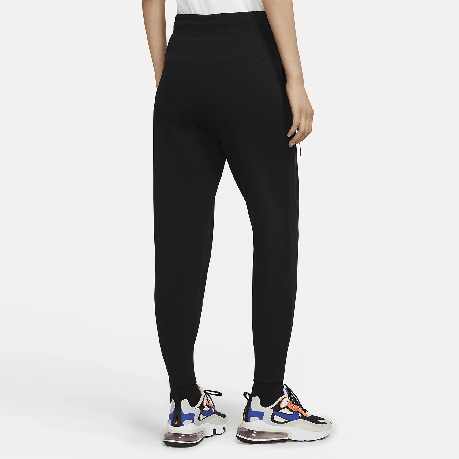 Nike genuine comfortable winter women's ankle tied knitted sports pants CW4293-010