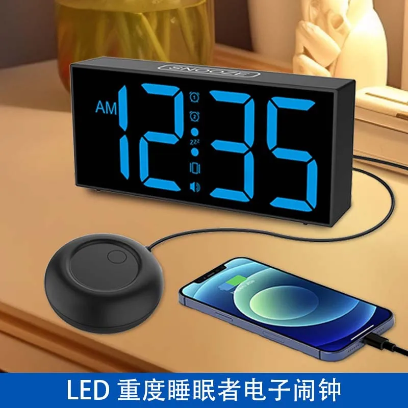 

Student alarm clock, multifunctional household electronic shaker clock, digital luminous clock