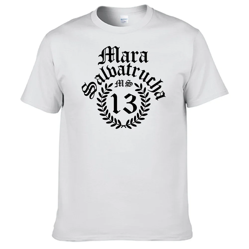 Ms 13 T-Shirt 100% Cotton Men Shirt