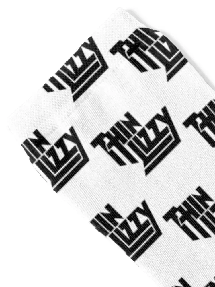 thin lizzy text Socks loose Run Socks For Men Women's