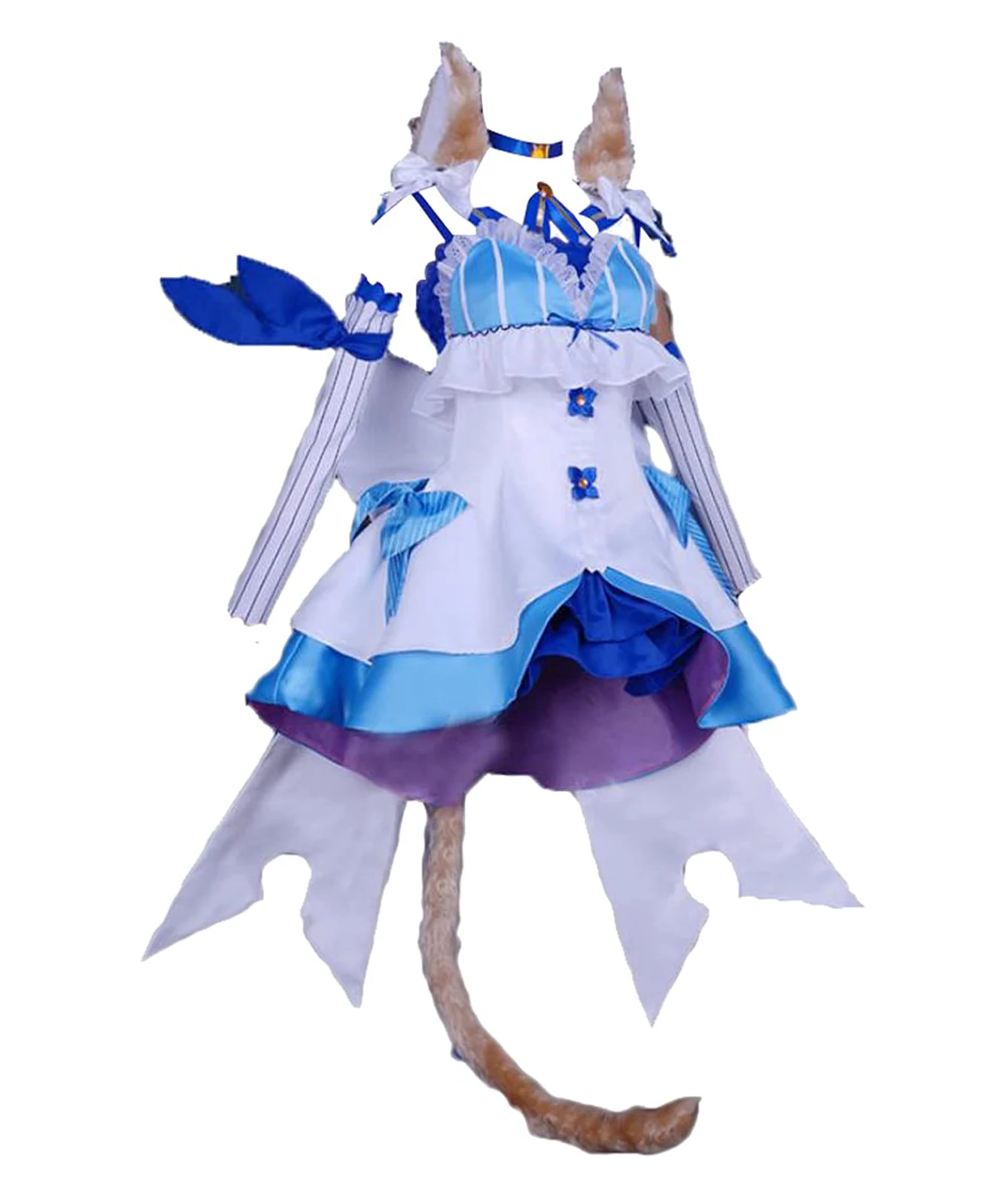 Singxeng-traje cosplay anime com meias e orelhas cauda, re: vida em um mundo diferente de zero, re: zero felix argyle, personalizar