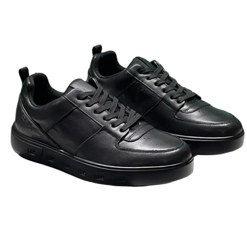 

Withered British Fashion Thick-soled Sneakers Men Lightweight Comfortable Genuine Leather Men's Casual Sneakers Shoes Men