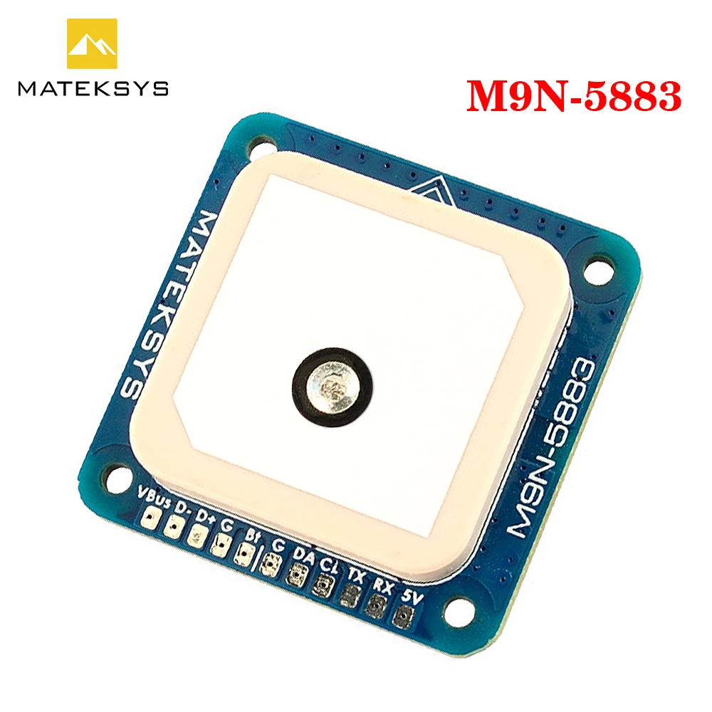 

MATEK MATEKSYS GNSS COMPASS M9N-5883 GPS 32x32x10mm 14.5g for Long Rang RC FPV Drone