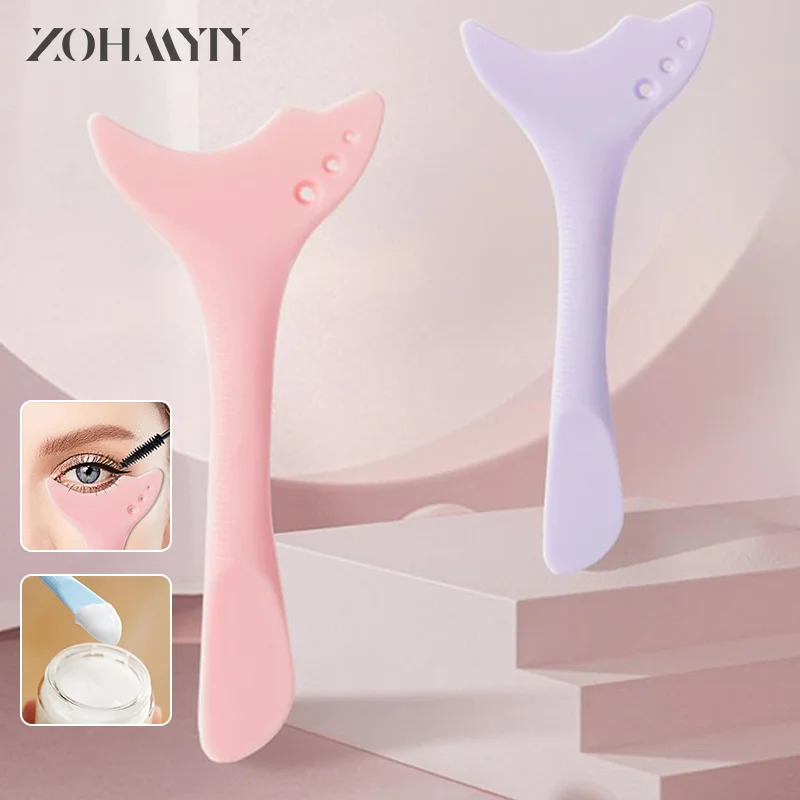 Multi-Functional Eyeliner Stencil Wing Tips Silicone Eyeliner Aid Drawing Lipstick Wearing Aid Reusable Makeup Tools