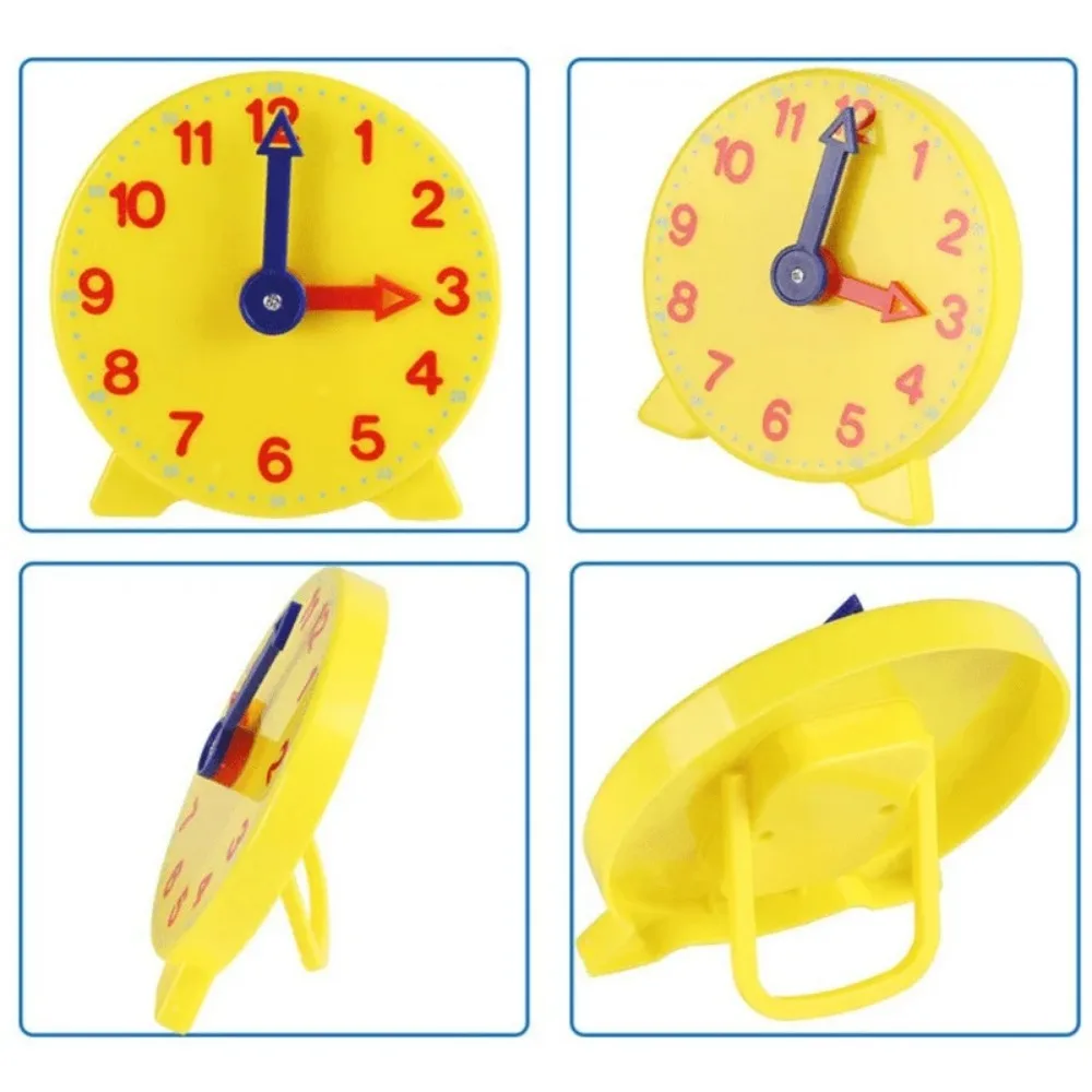 Children Montessori Clock Educational Toys Hour Minute Second Cognition Colorful Clocks Early Preschool Teaching Aids 영어교구