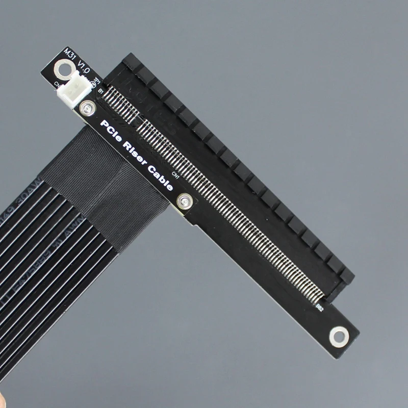 PCI-E 4,0 X4 к X16 Riser Cable Удлинительный кабель для видеокарты PCI Express Gen4 64G/Bps для RTX3090 Rx6800xt Graphics-AT93