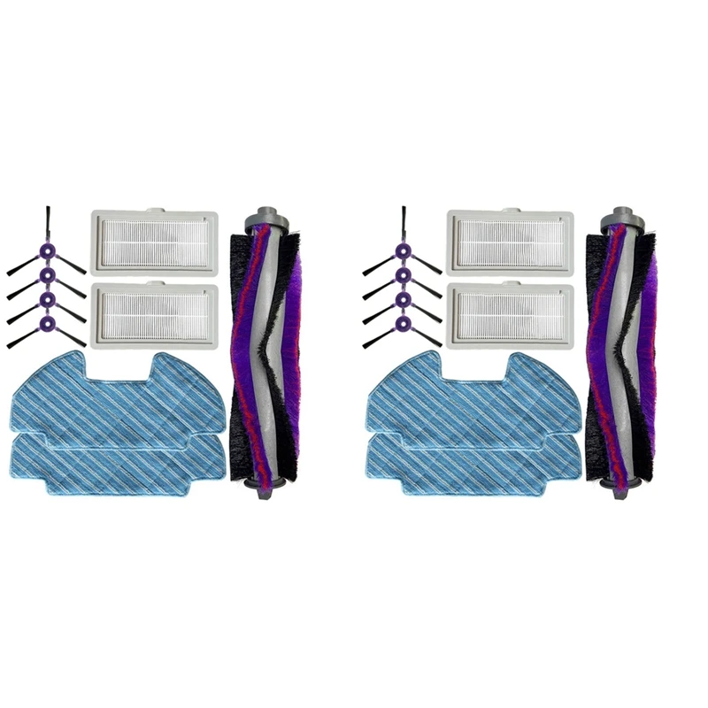 

B82B-18 Pieces Roller Side Brush Wipe Filter Replacement For Samsung Powerbot-E VR05R5050WK Vacuum Cleaner Spare Parts