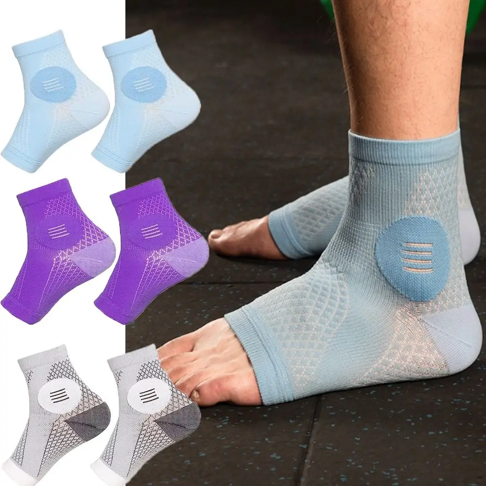 

Nylon Neuropathy Socks Purple Color Foot Pain Relief Soothe Relief Compression Socks Breathable Blue Color Comprex Ankle Sleeves