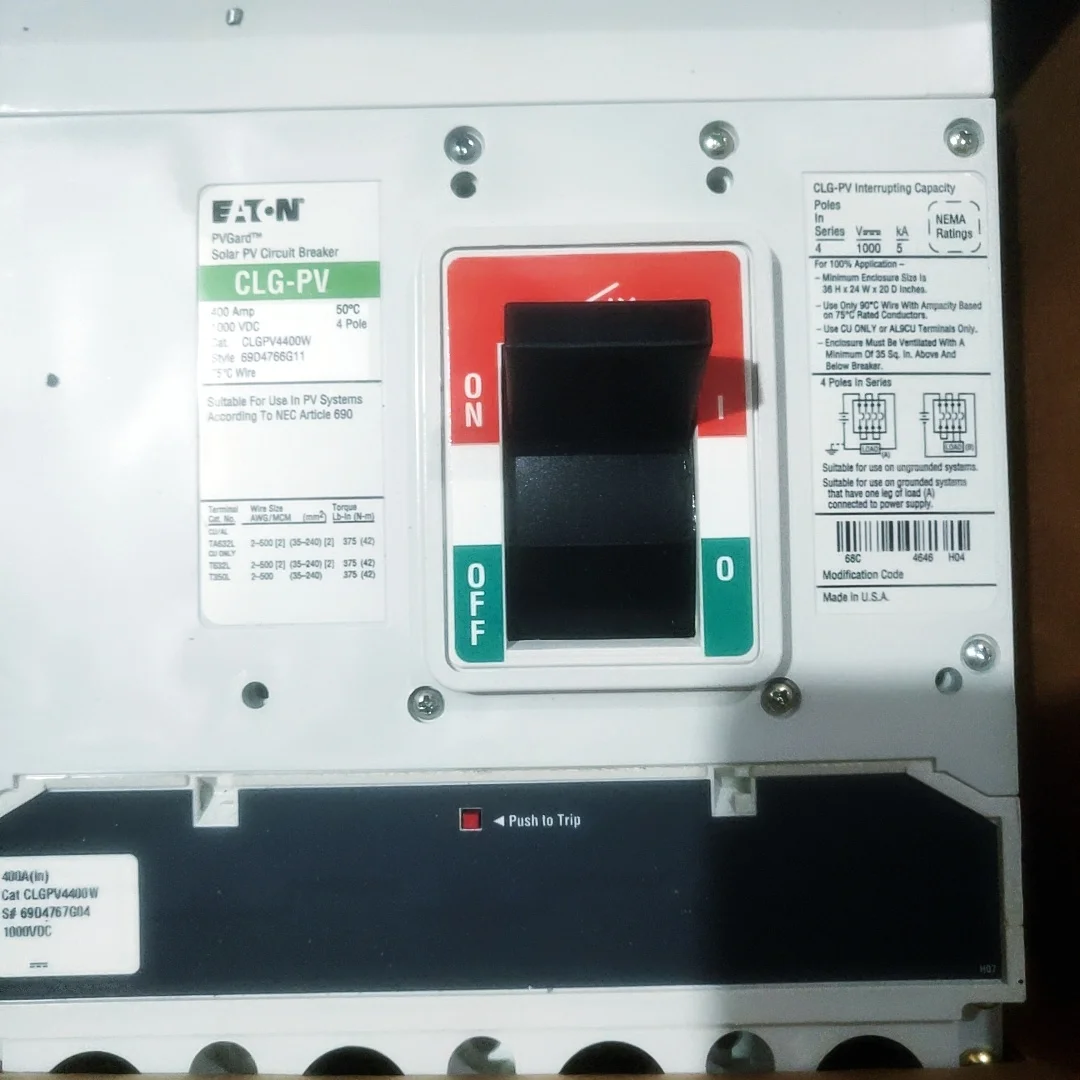 EATON/EATON CLG-PV 400A 4P CLGPV4400W