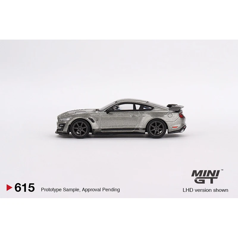 MINIGT-modelo de coche de juguete Shelby GT500 SE, Widebody, pimiento gris, metálico, Diorama, 615 en Stock, 1:64