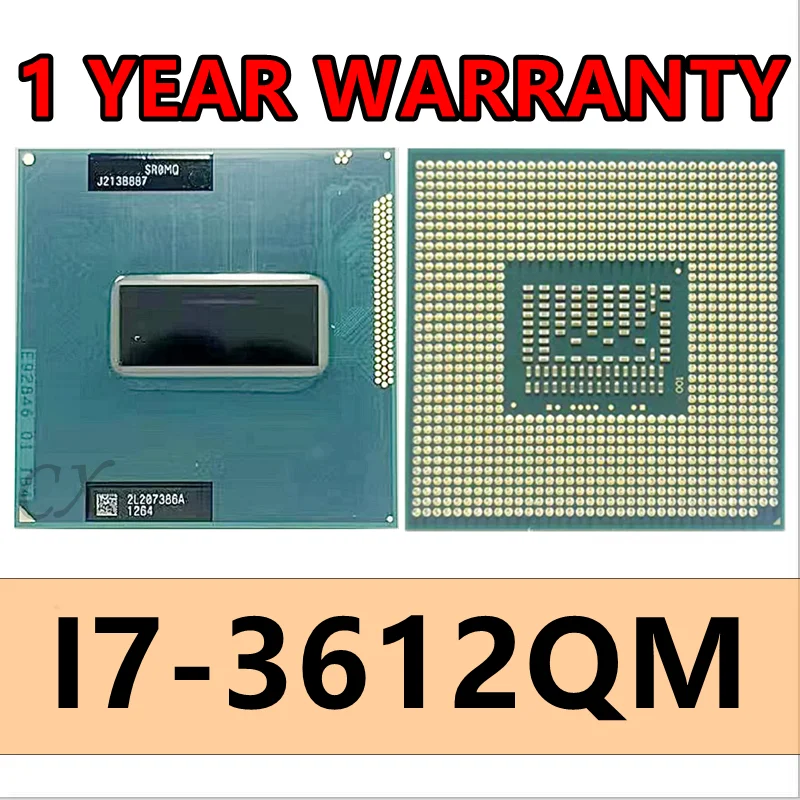 i7-3612QM i7 3612QM SR0MQ 2.1 GHz Quad-Core Eight-Thread 6M 35W CPU Processor Socket G2 / rPGA988B