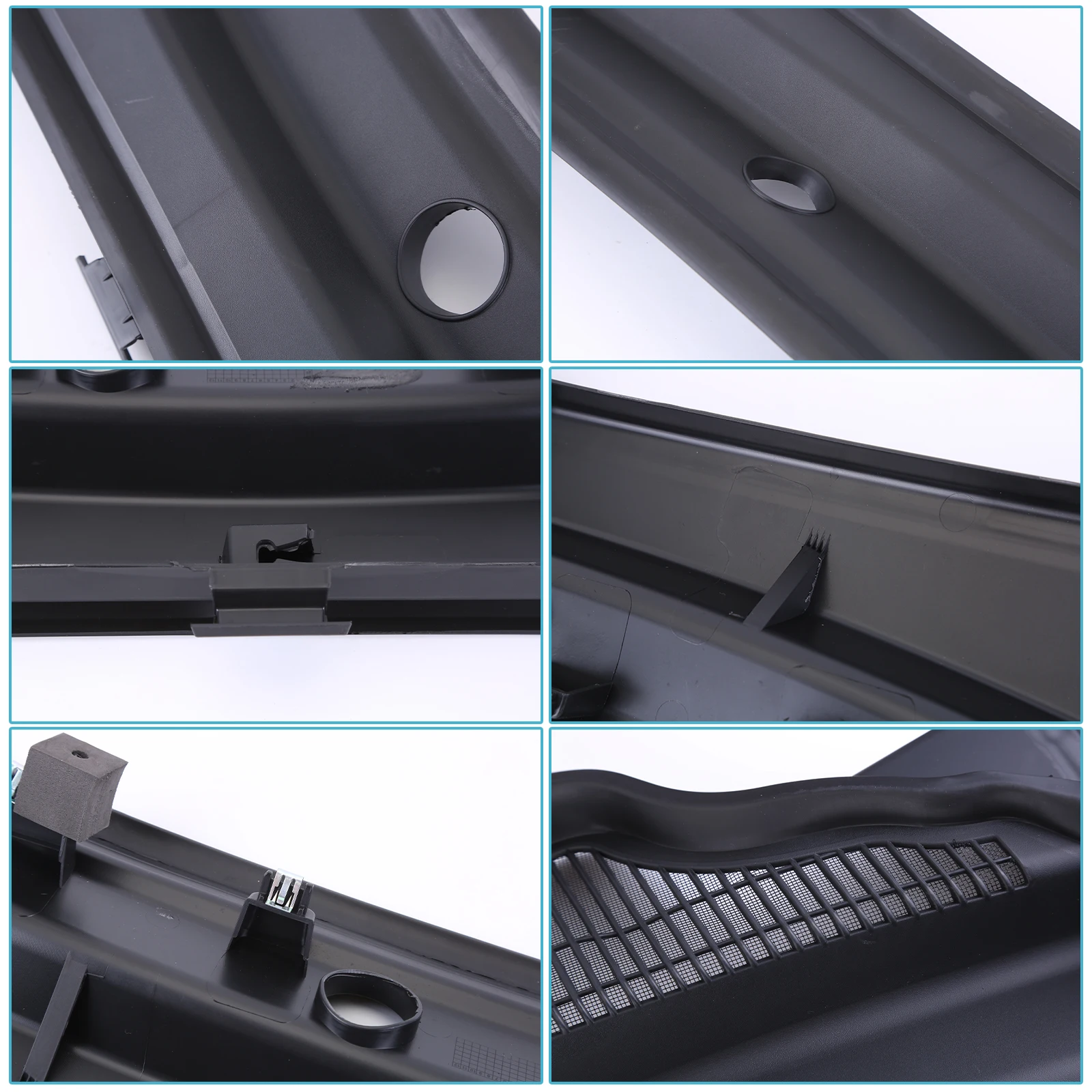 Windshield Wiper Cowl Grille Vent Cover Panel Hood Assembly for Jeep Grand Cherokee 2011-2015 LHD 55079197AH